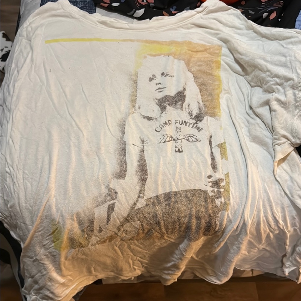 Vintage Graphic Tee with Blondie Print